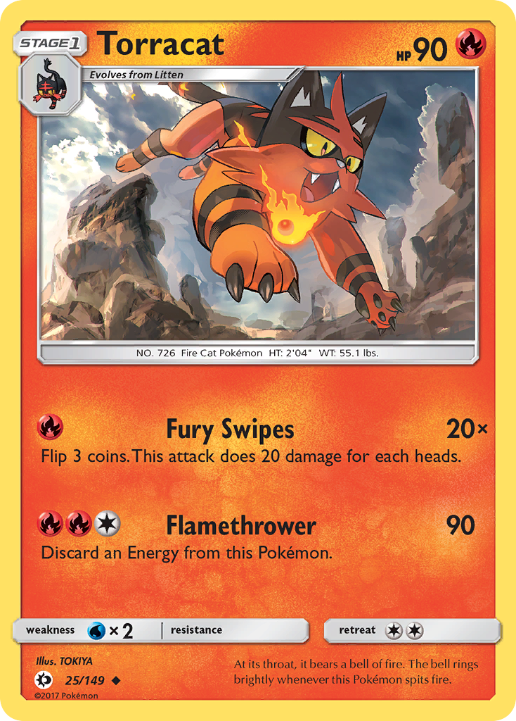 Torracat (25/149) [Sun & Moon: Base Set] | Chromatic Games