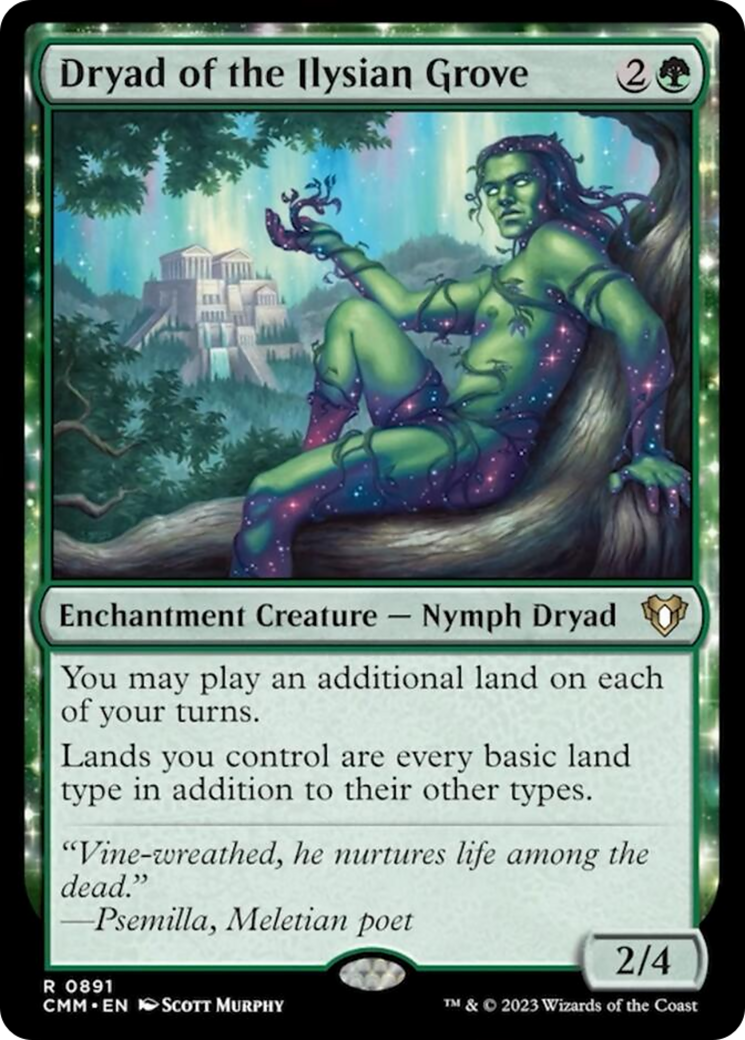 Dryad of the Ilysian Grove [Commander Masters] | Chromatic Games