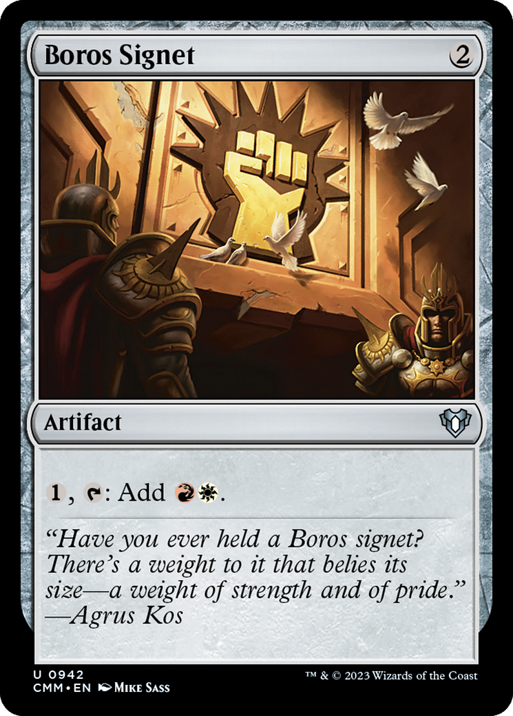 Boros Signet [Commander Masters] | Chromatic Games