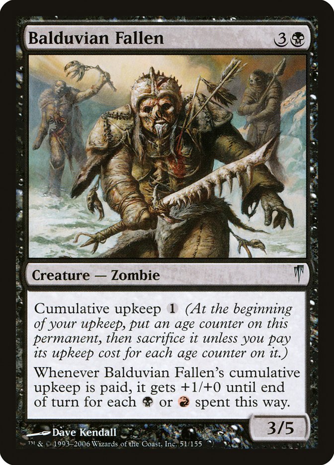 Balduvian Fallen 51/155 (Coldsnap)  - Foil | Chromatic Games