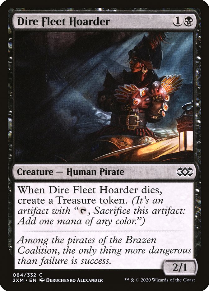 Dire Fleet Hoarder 84/332 (Double Masters)  - Foil | Chromatic Games