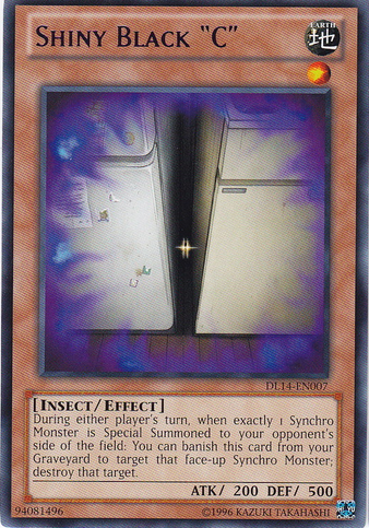 Shiny Black "C" (Blue) [DL14-EN007] Rare | Chromatic Games