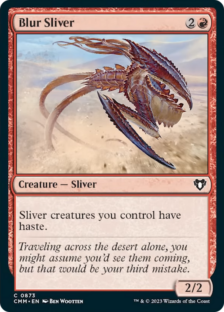 Blur Sliver [Commander Masters] | Chromatic Games