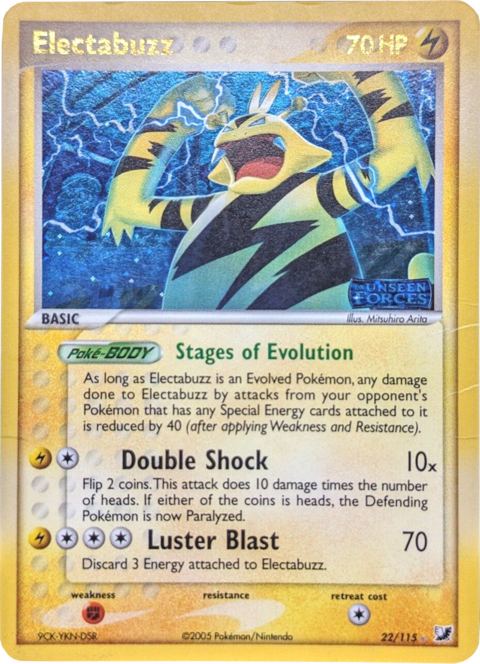 Electabuzz (22/115) (Stamped) [EX: Unseen Forces] | Chromatic Games