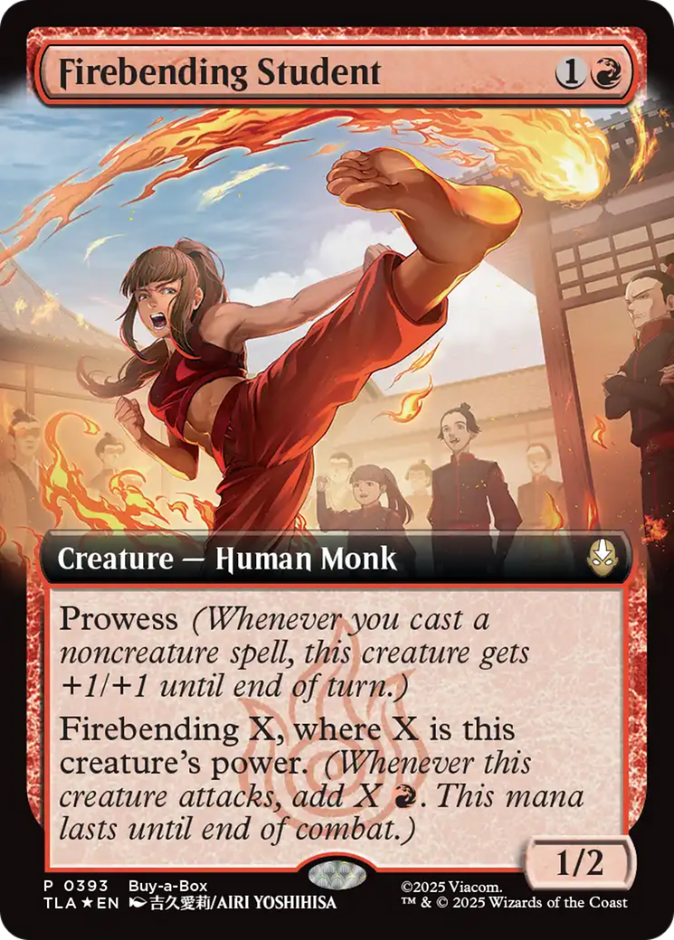 Firebending Student (Extended Art) [Avatar: The Last Airbender Promos] | Chromatic Games