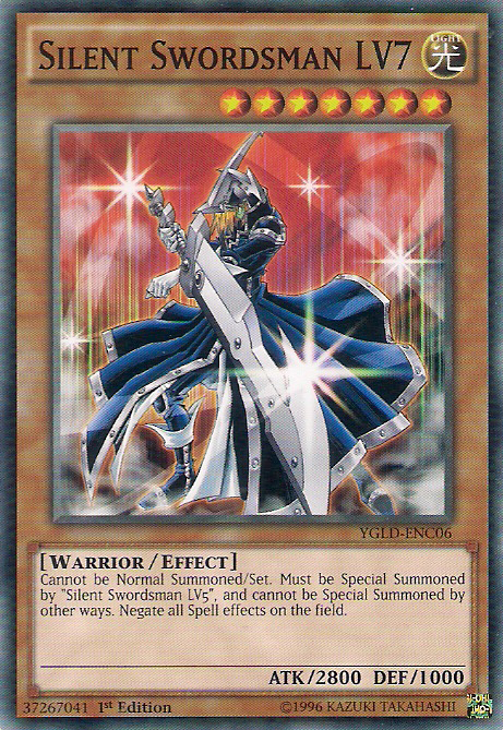 Silent Swordsman LV7 [YGLD-ENC06] Common | Chromatic Games