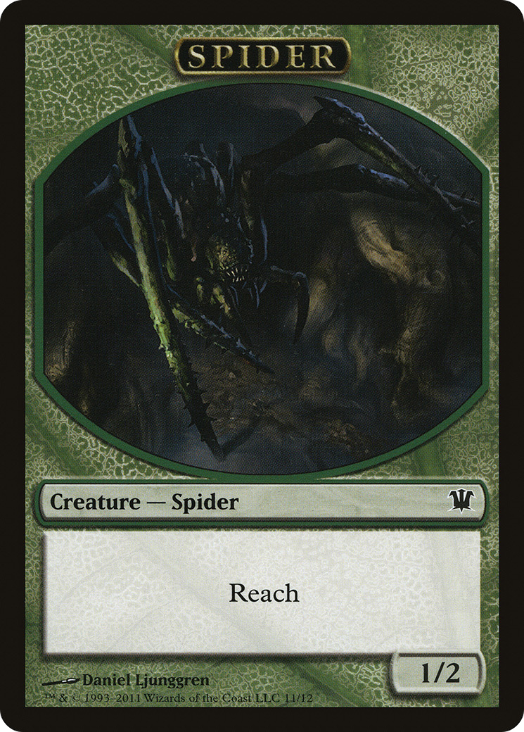 Insect // Spider Double-Sided Token [Innistrad Remastered Tokens] | Chromatic Games