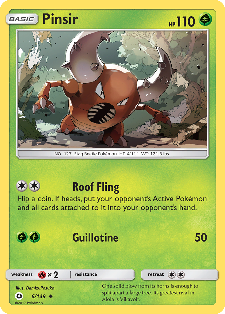 Pinsir (6/149) [Sun & Moon: Base Set] | Chromatic Games