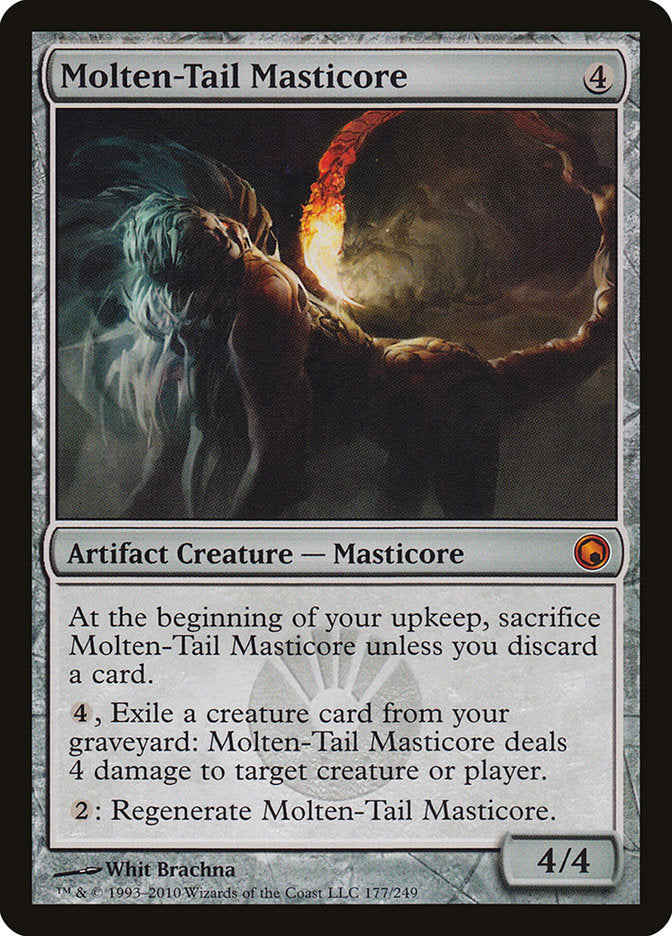 Molten-Tail Masticore 177/249 (Scars of Mirrodin)  | Chromatic Games