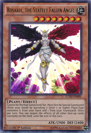 Rosaria, the Stately Fallen Angel [LC5D-EN095] Ultra Rare | Chromatic Games
