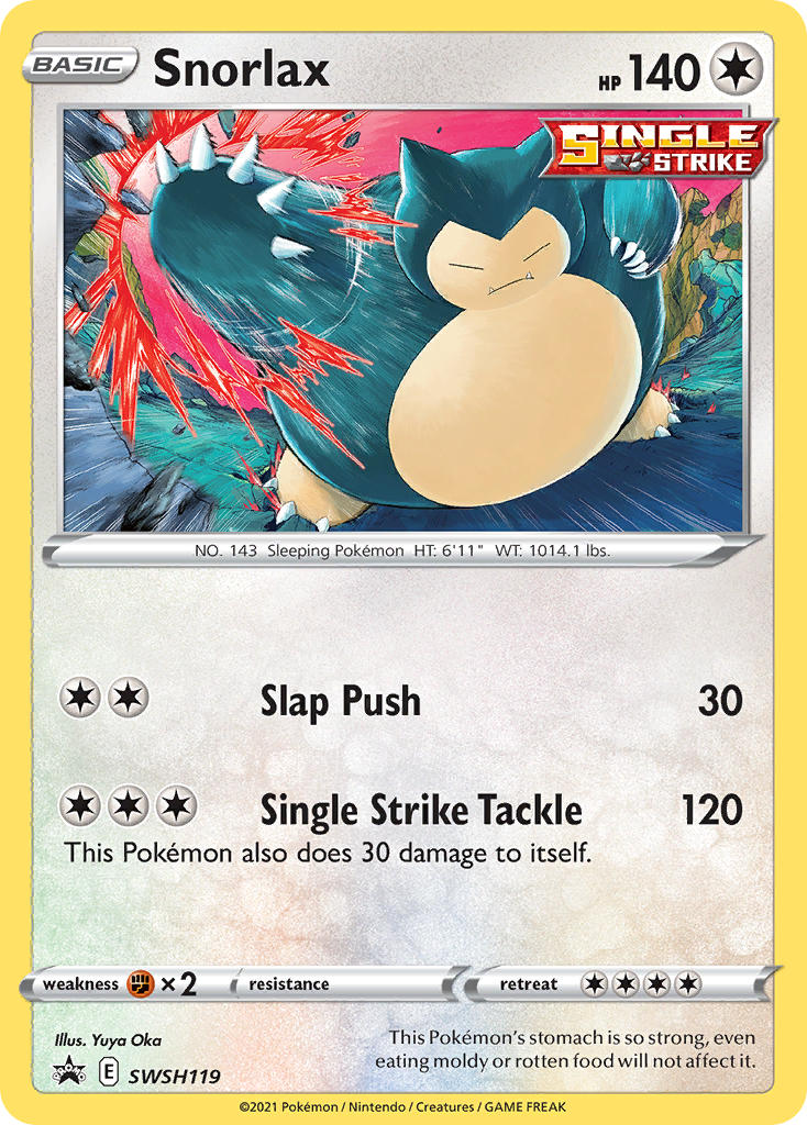 Snorlax (SWSH119) [Sword & Shield: Black Star Promos] | Chromatic Games