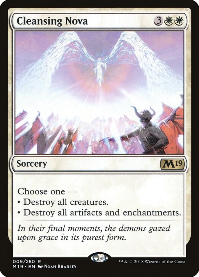 Cleansing Nova 9/280 (Core Set 2019)  - Foil | Chromatic Games