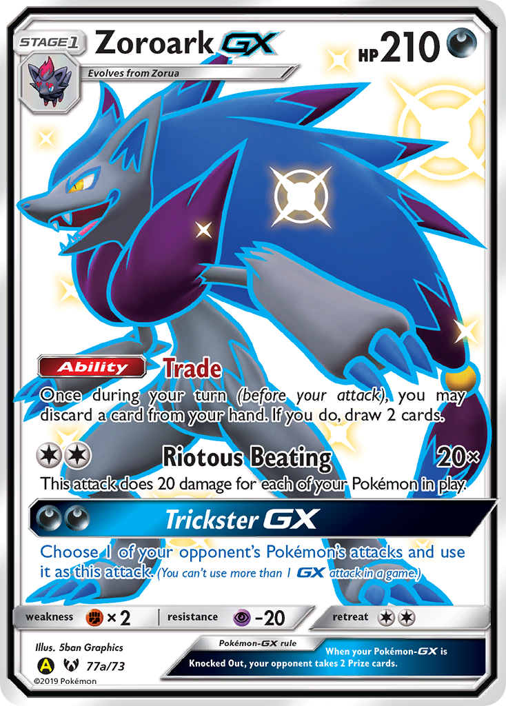 Zoroark GX (77a/73) [Alternate Art Promos] | Chromatic Games