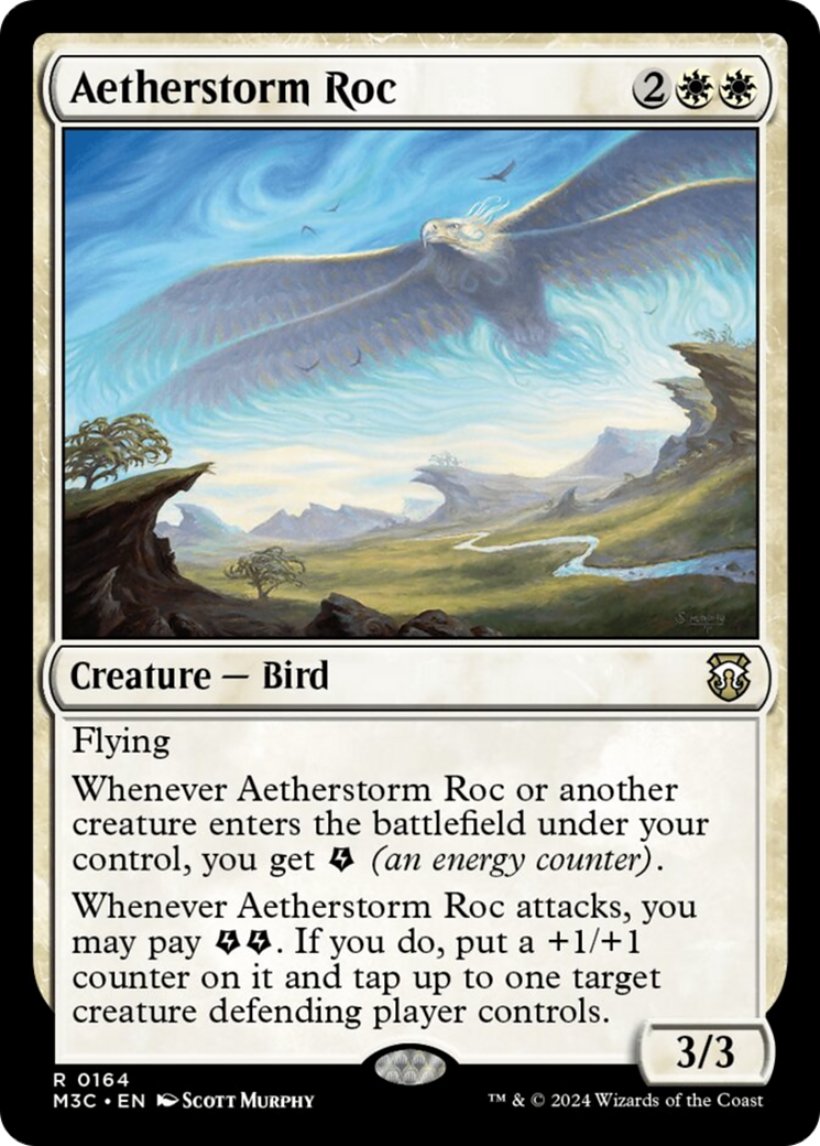 Aetherstorm Roc (Ripple Foil) [Modern Horizons 3 Commander] | Chromatic Games