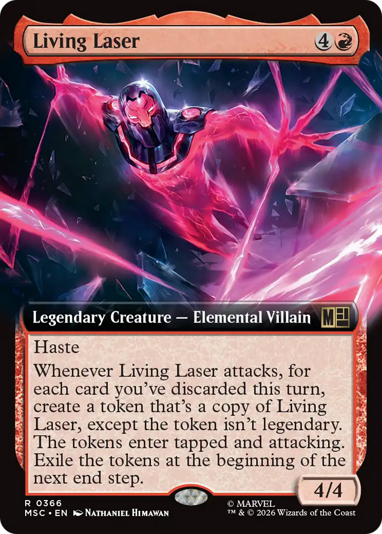 Living Laser (Extended Art) [Marvel Super Heroes Commander] | Chromatic Games