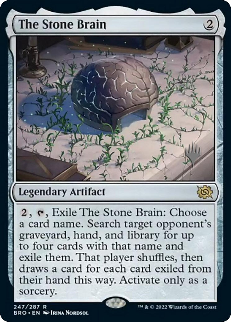 The Stone Brain (Promo Pack) [The Brothers' War Promos] | Chromatic Games