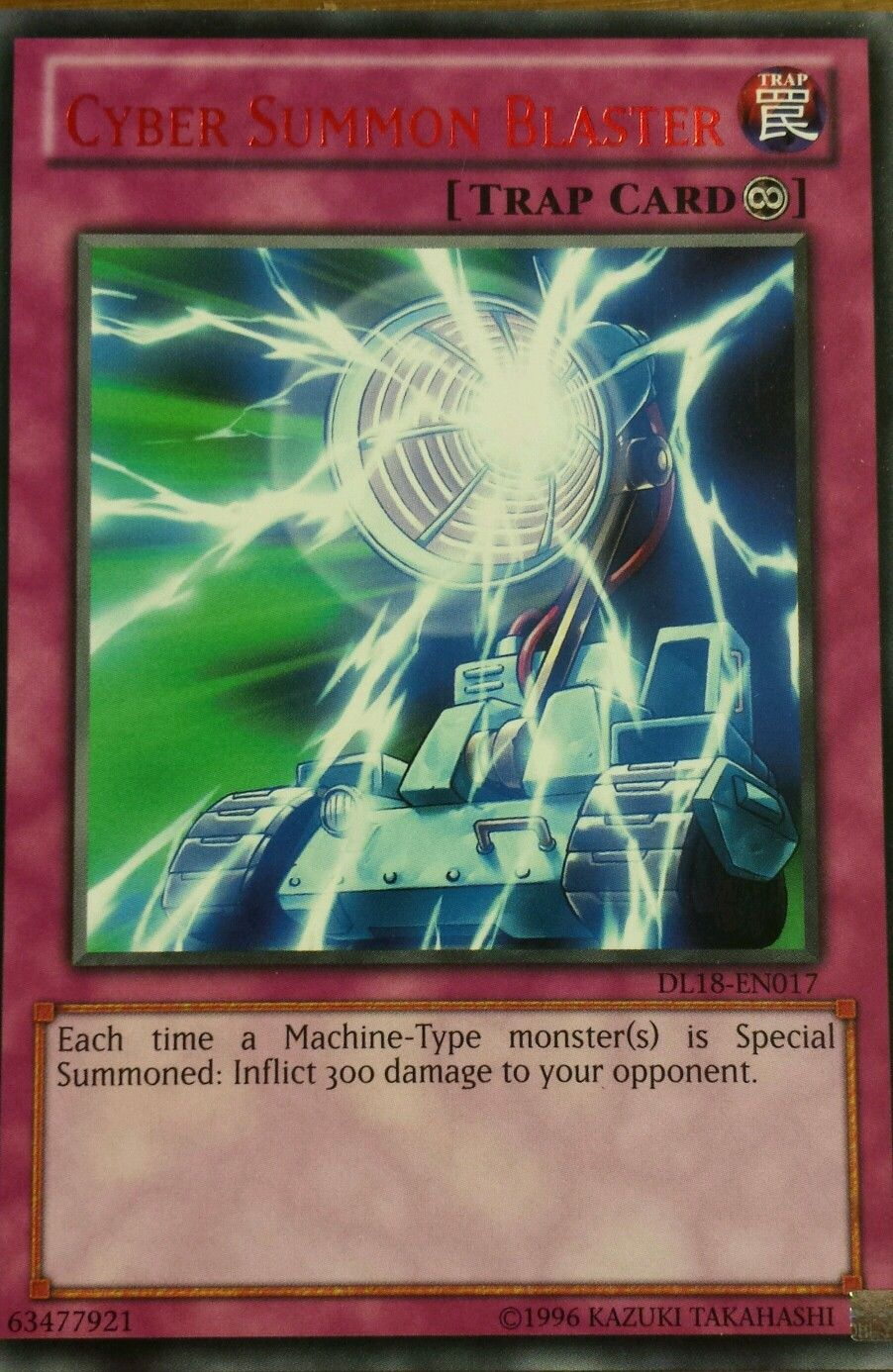 Cyber Summon Blaster (Red) [DL18-EN017] Rare | Chromatic Games