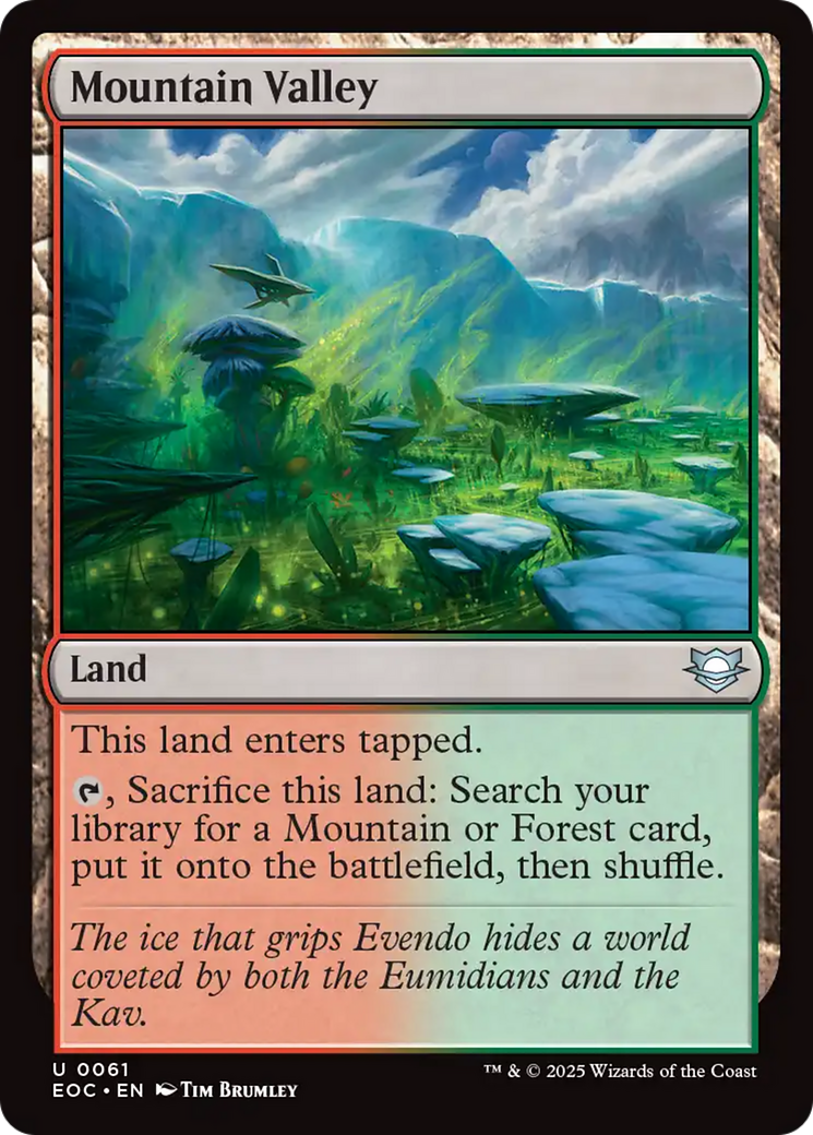 Mountain Valley [Edge of Eternities Commander] | Chromatic Games