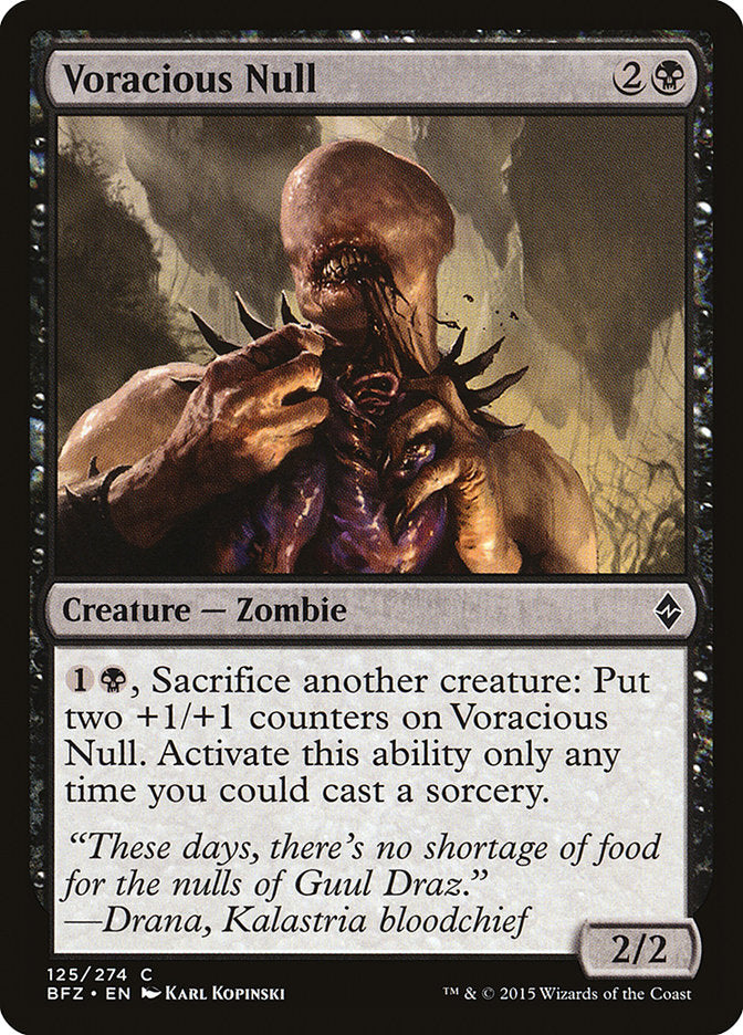 Voracious Null 125/274 (Battle for Zendikar)  | Chromatic Games