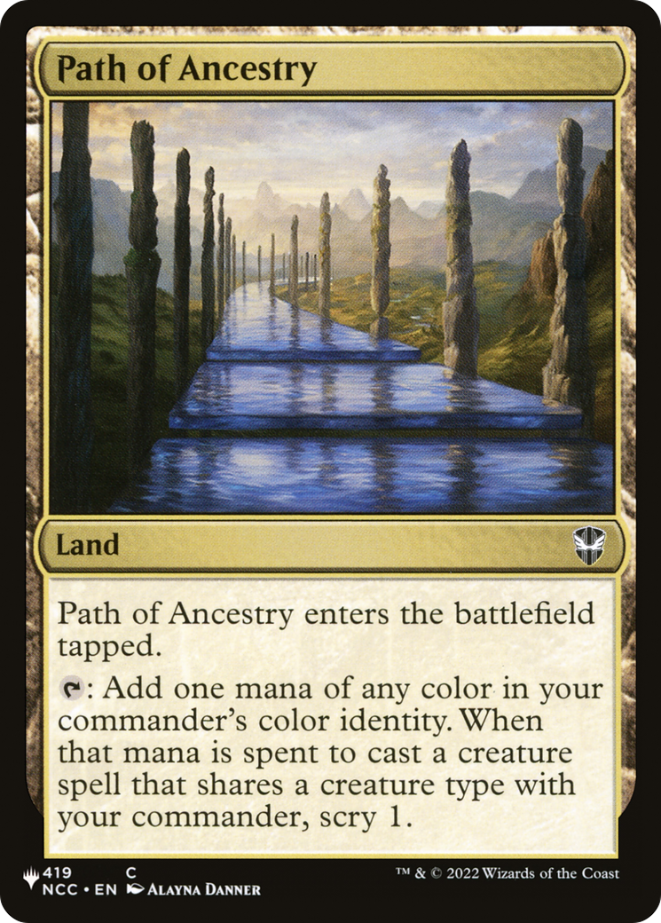 Path of Ancestry (NCC) [The List] | Chromatic Games