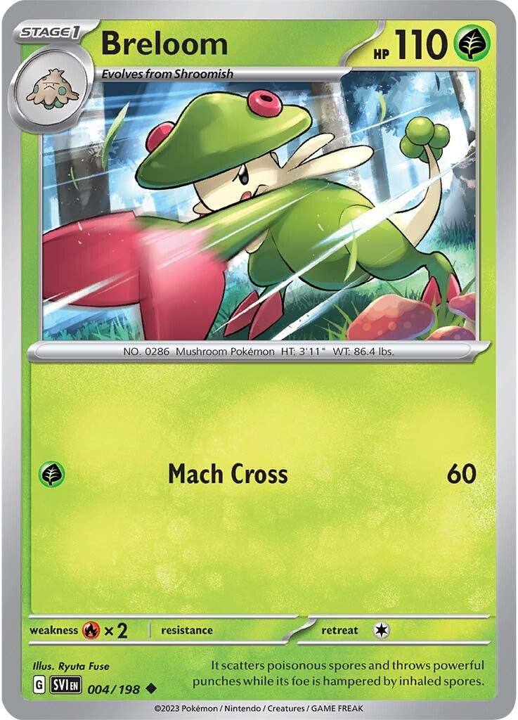 Breloom (004/198) [Scarlet & Violet: Base Set] | Chromatic Games