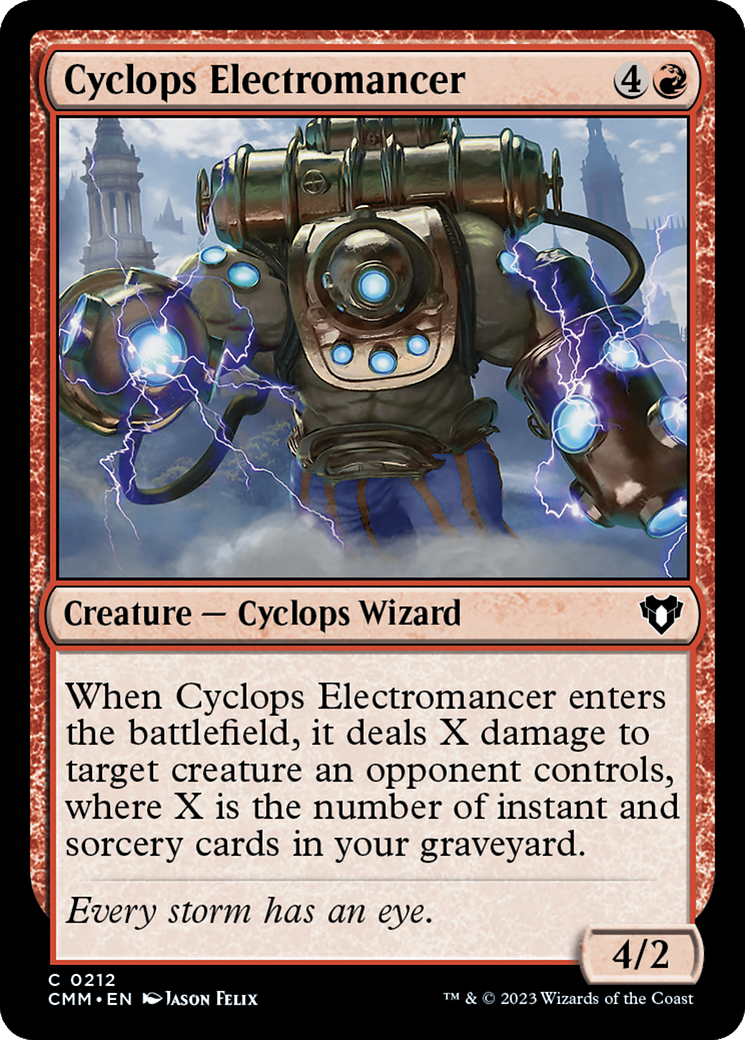 Cyclops Electromancer [Commander Masters] | Chromatic Games