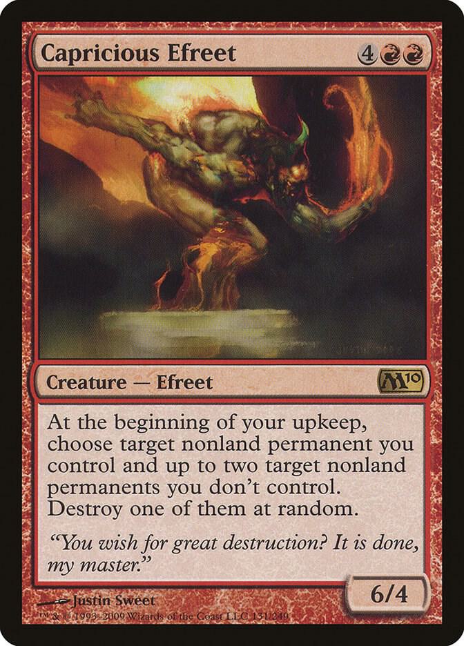 Capricious Efreet 131/249 (Magic 2010 (M10))  | Chromatic Games