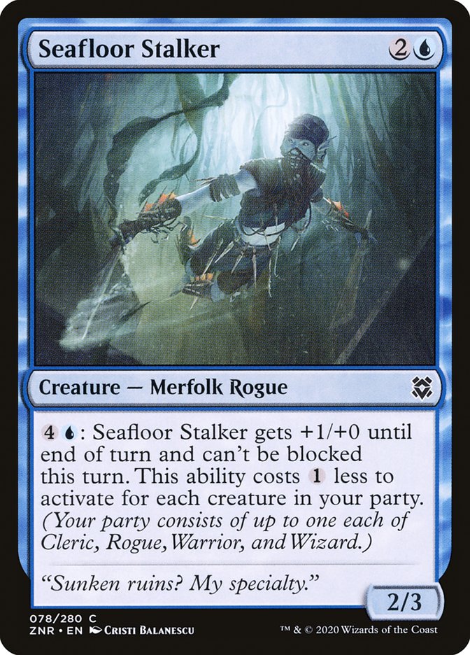 Seafloor Stalker 78/280 (Zendikar Rising)  - Foil | Chromatic Games