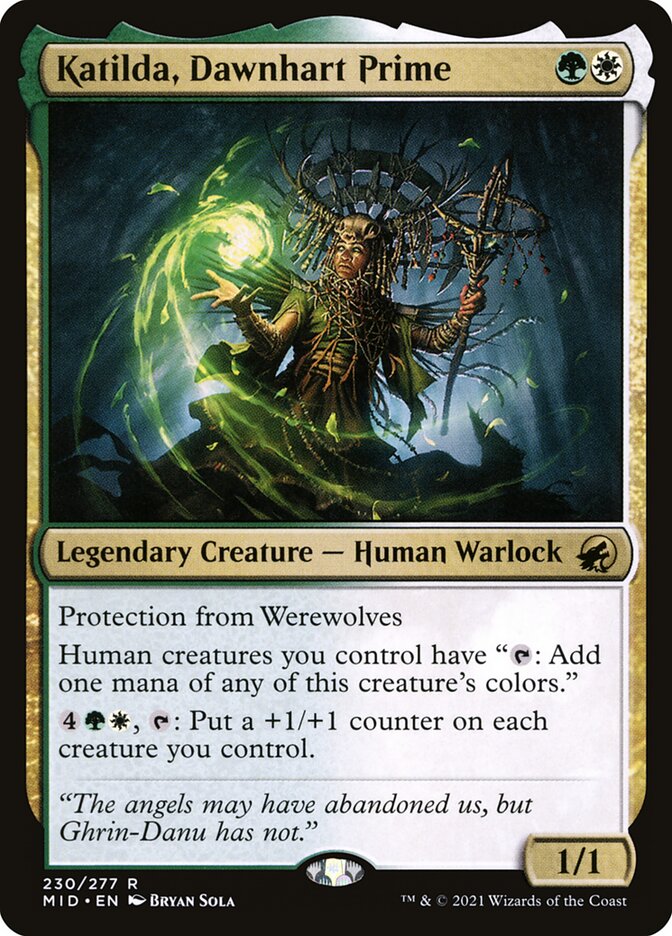 Katilda, Dawnhart Prime 230/277 (Innistrad: Midnight Hunt)  | Chromatic Games