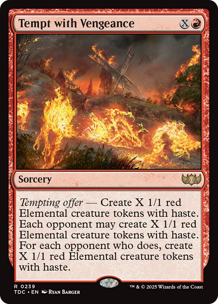 Tempt with Vengeance [Tarkir: Dragonstorm Commander] | Chromatic Games