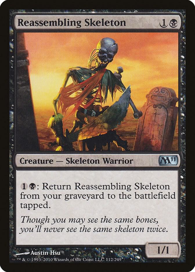 Reassembling Skeleton 112/249 (Magic 2011 (M11))  | Chromatic Games