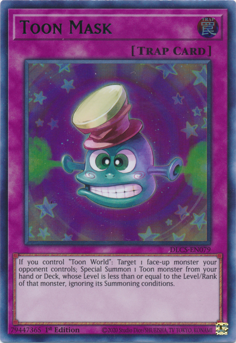 Toon Mask (Purple) [DLCS-EN079] Ultra Rare | Chromatic Games