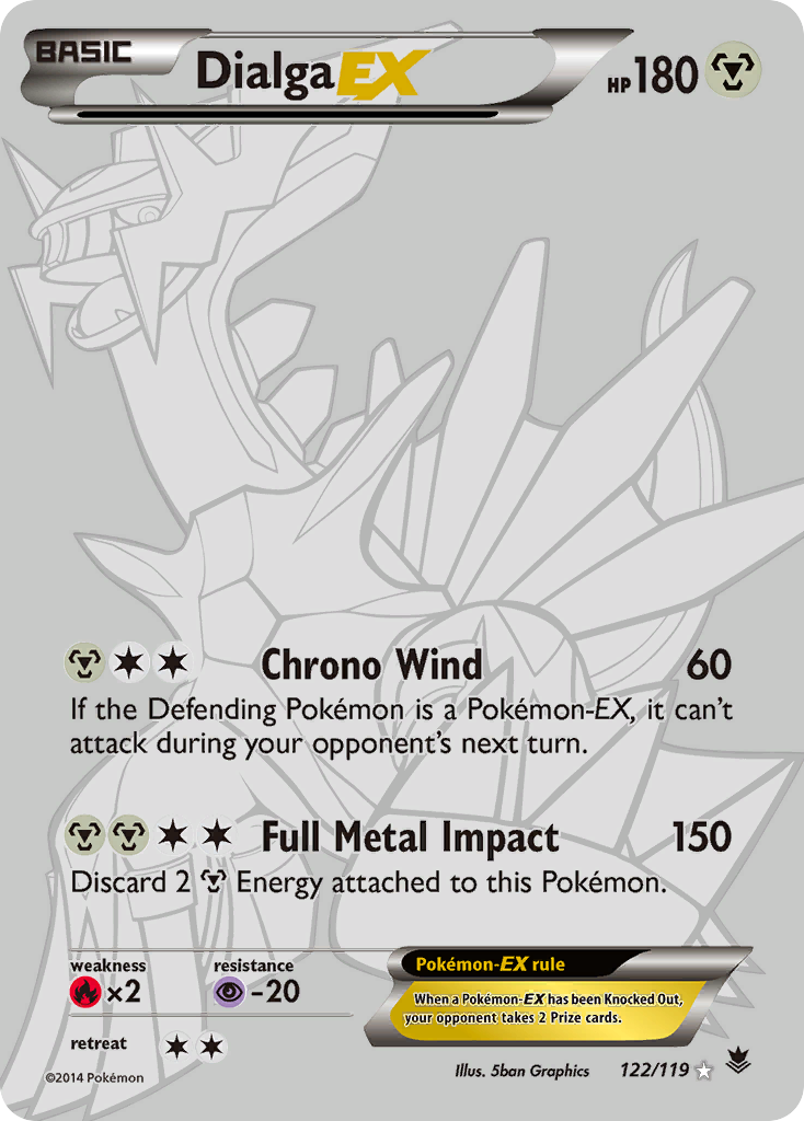 Dialga EX (122/119) [XY: Phantom Forces] | Chromatic Games