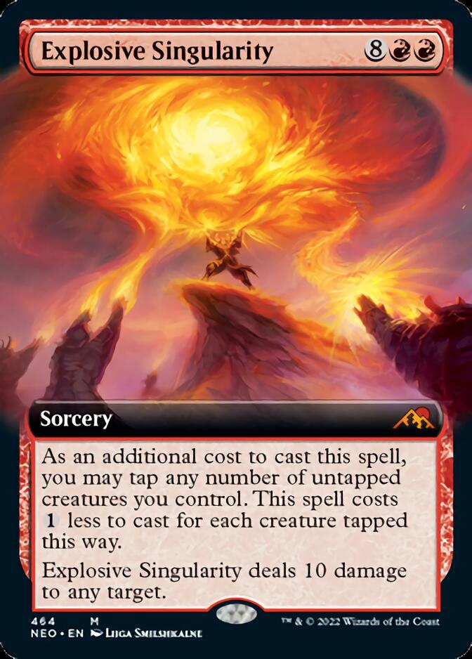 Explosive Singularity (Extended Art) [Kamigawa: Neon Dynasty] | Chromatic Games
