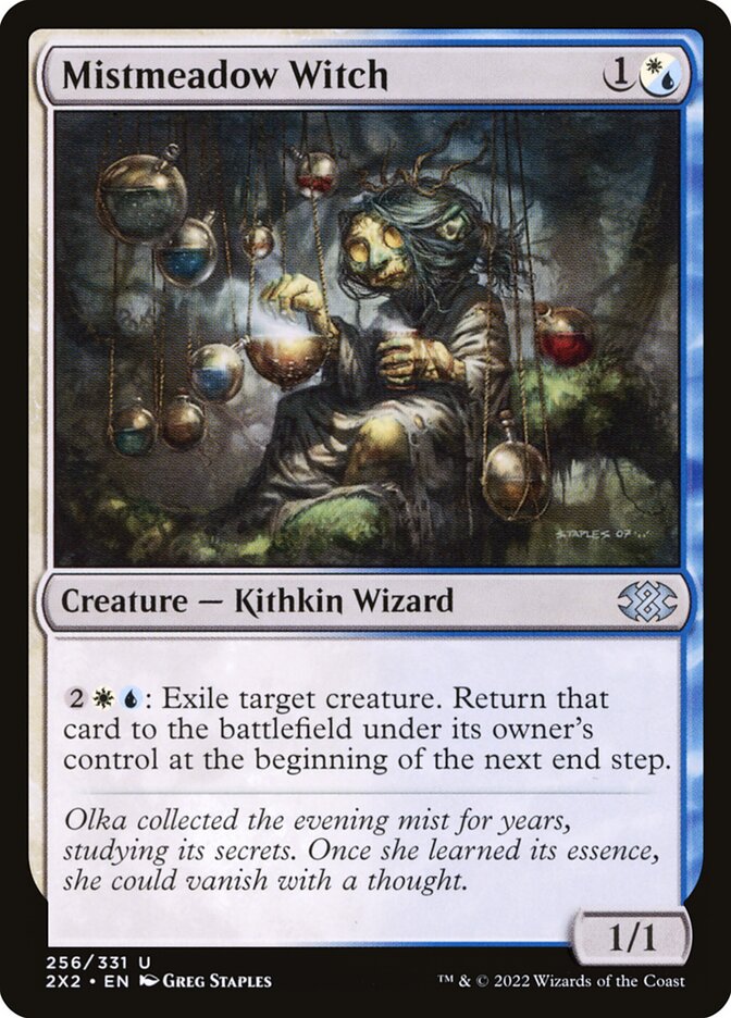 Mistmeadow Witch 256/331 (Double Masters 2022)  - Foil | Chromatic Games