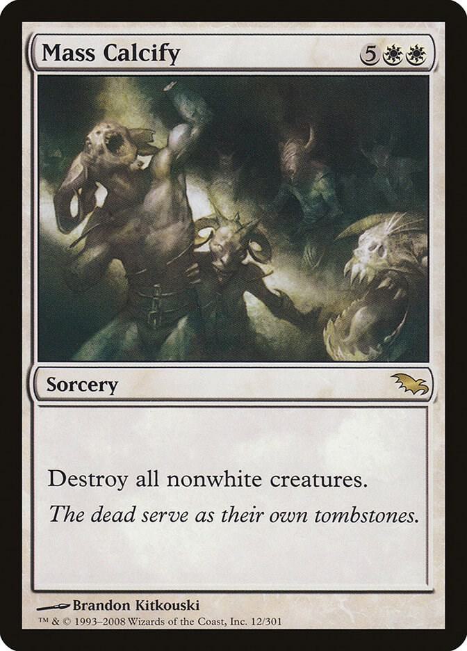 Mass Calcify 12/301 (Shadowmoor)  | Chromatic Games