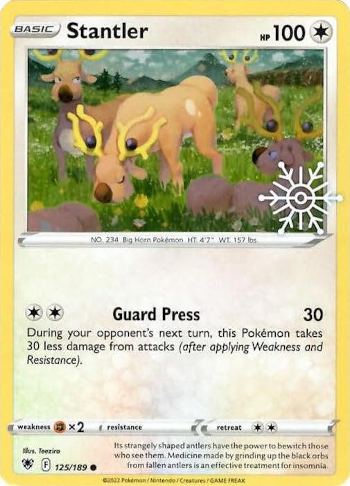 Stantler (125/189) (Holiday Calendar) [Sword & Shield: Astral Radiance] | Chromatic Games