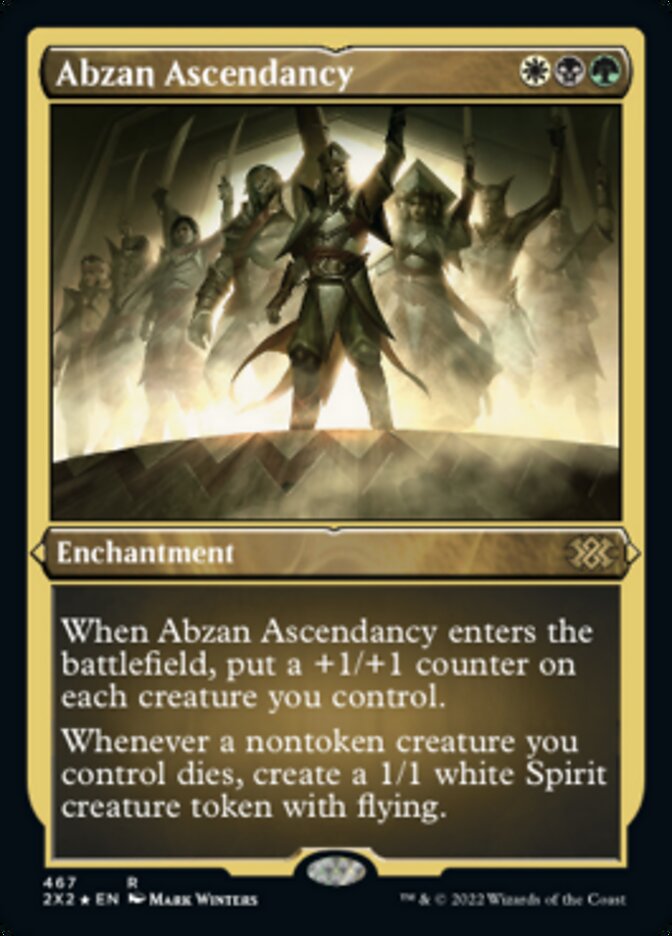 Abzan Ascendancy (Foil Etched) [Double Masters 2022] | Chromatic Games