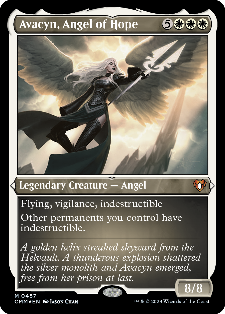 Avacyn, Angel of Hope (Foil Etched) [Commander Masters] | Chromatic Games