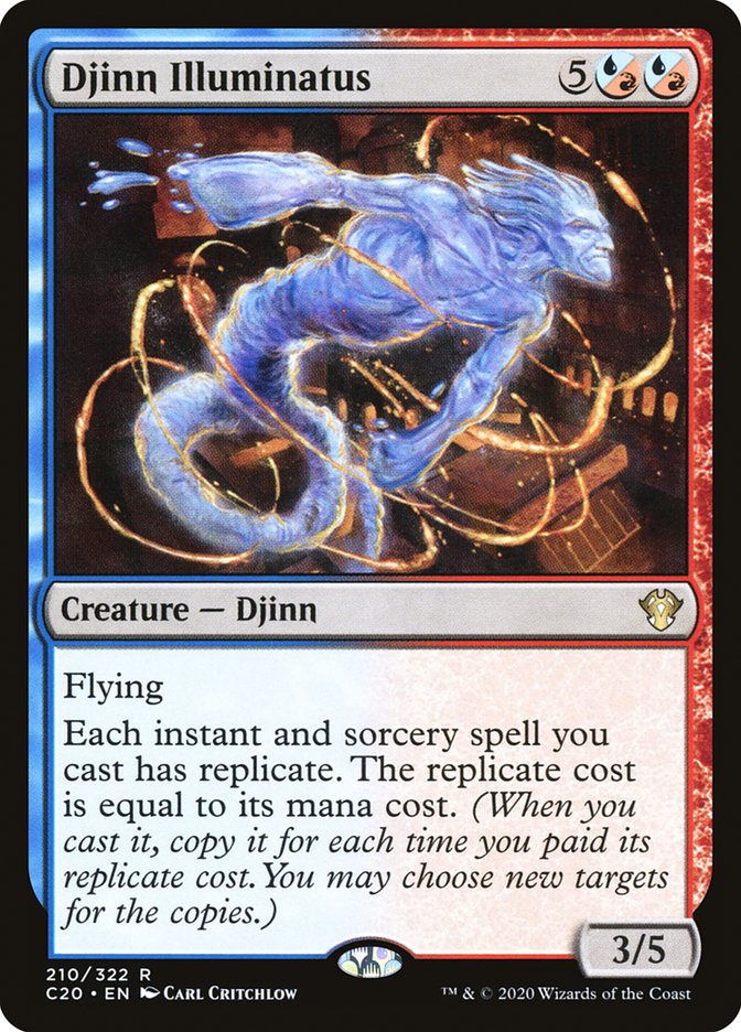 Djinn Illuminatus 210/322 (Commander 2020)  | Chromatic Games