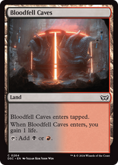 Bloodfell Caves [Duskmourn: House of Horror Commander] | Chromatic Games