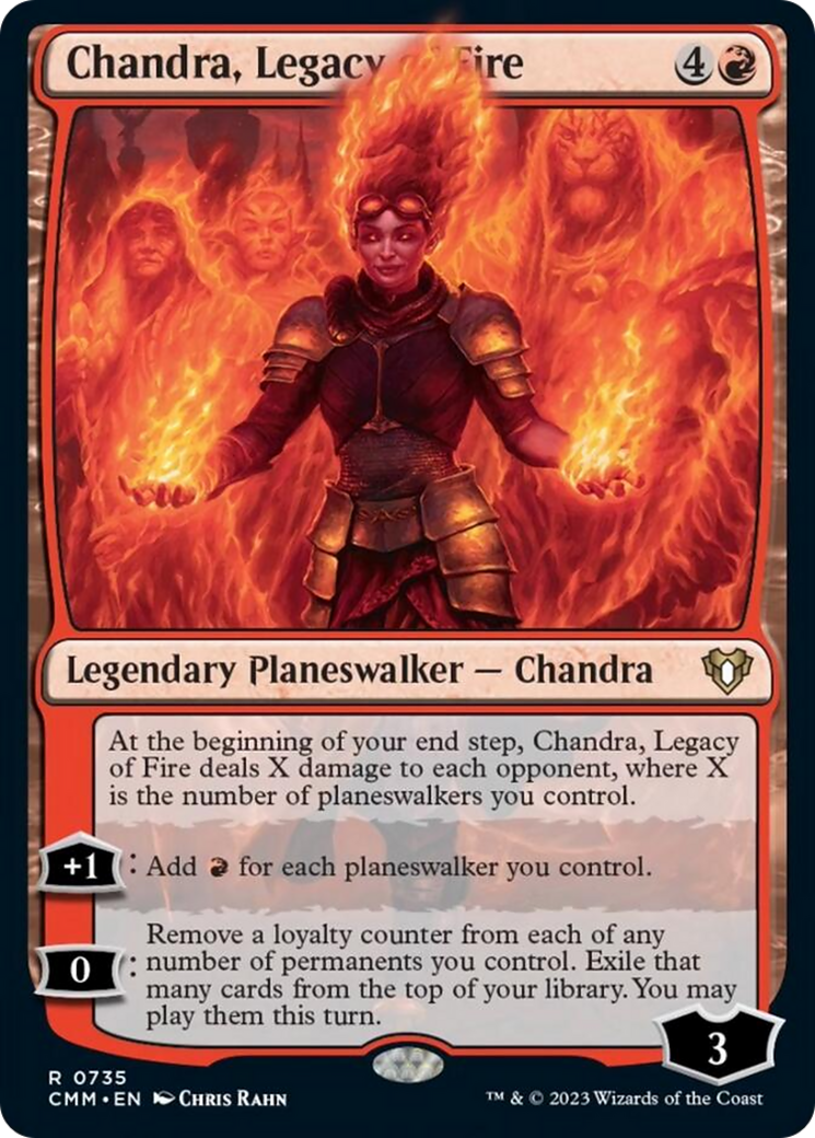 Chandra, Legacy of Fire [Commander Masters] | Chromatic Games