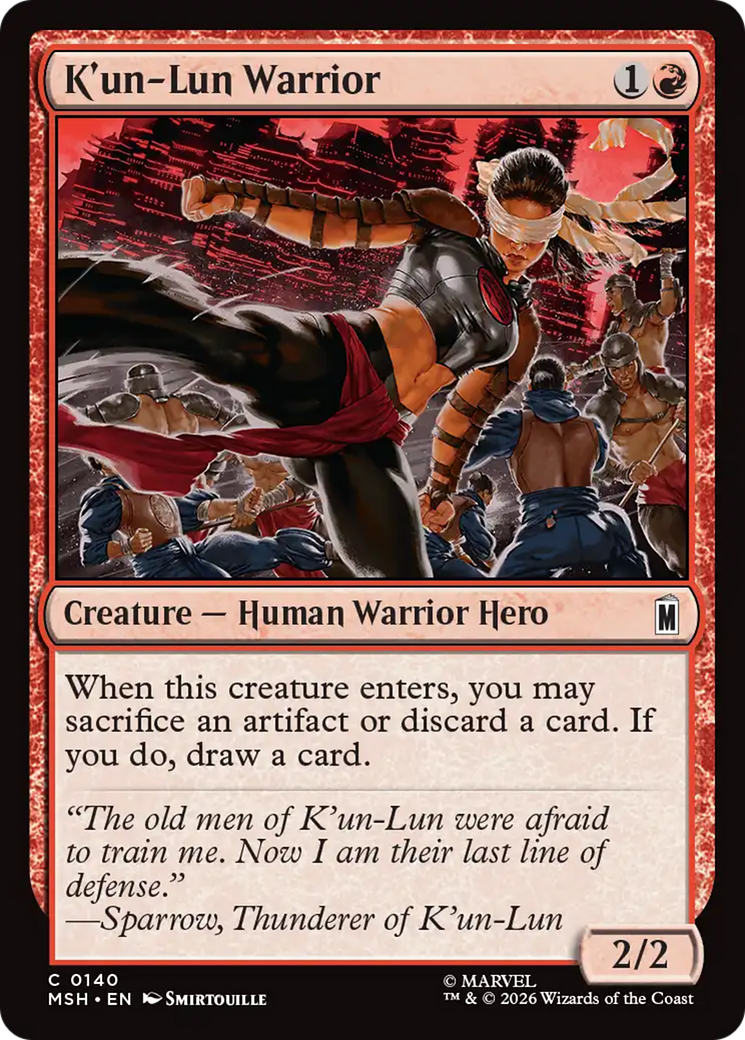 K'un-Lun Warrior [Marvel Super Heroes] | Chromatic Games