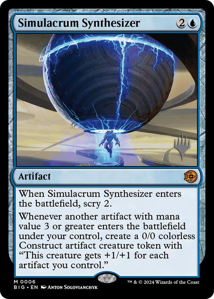 Simulacrum Synthesizer 6p/9 (Promo Pack: Edge of Eternities)  - Foil | Chromatic Games