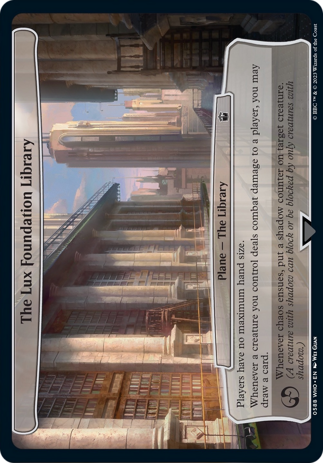 The Lux Foundation Library [Doctor Who] | Chromatic Games