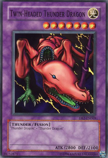 Twin-Headed Thunder Dragon [DB2-EN069] Common | Chromatic Games