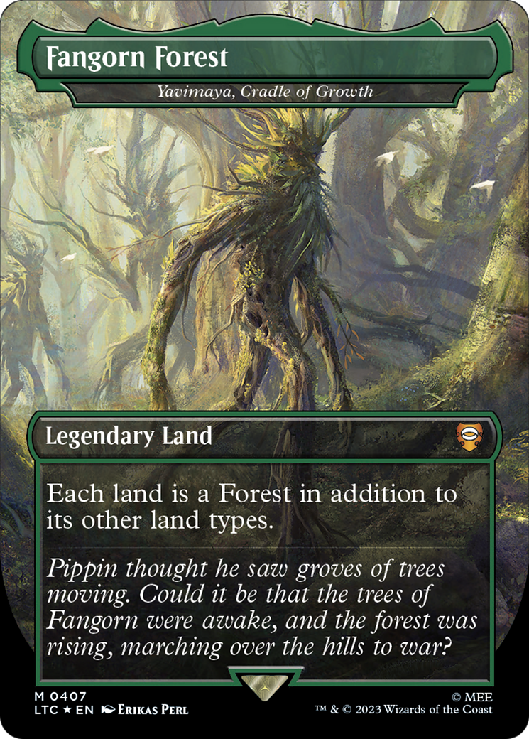 Fangorn Forest - Yavimaya, Cradle of Growth (Surge Foil Realms and Relics) [The Lord of the Rings: Tales of Middle-Earth Commander] | Chromatic Games