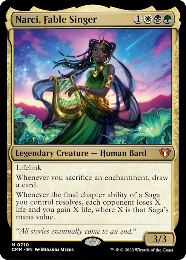 Narci, Fable Singer [Commander Masters] | Chromatic Games