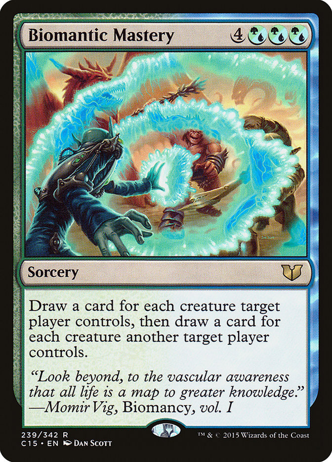 Biomantic Mastery 239/342 (Commander 2015)  | Chromatic Games