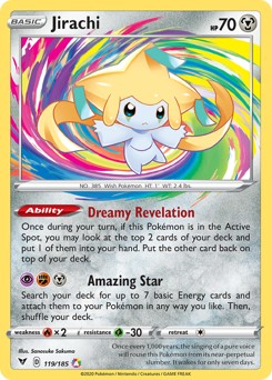 Jirachi (119/185) [Sword & Shield: Vivid Voltage] | Chromatic Games